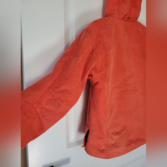 STS Ranchwear Orange Hooded Jacket with Sherpa Lining - Picture 2 of 9